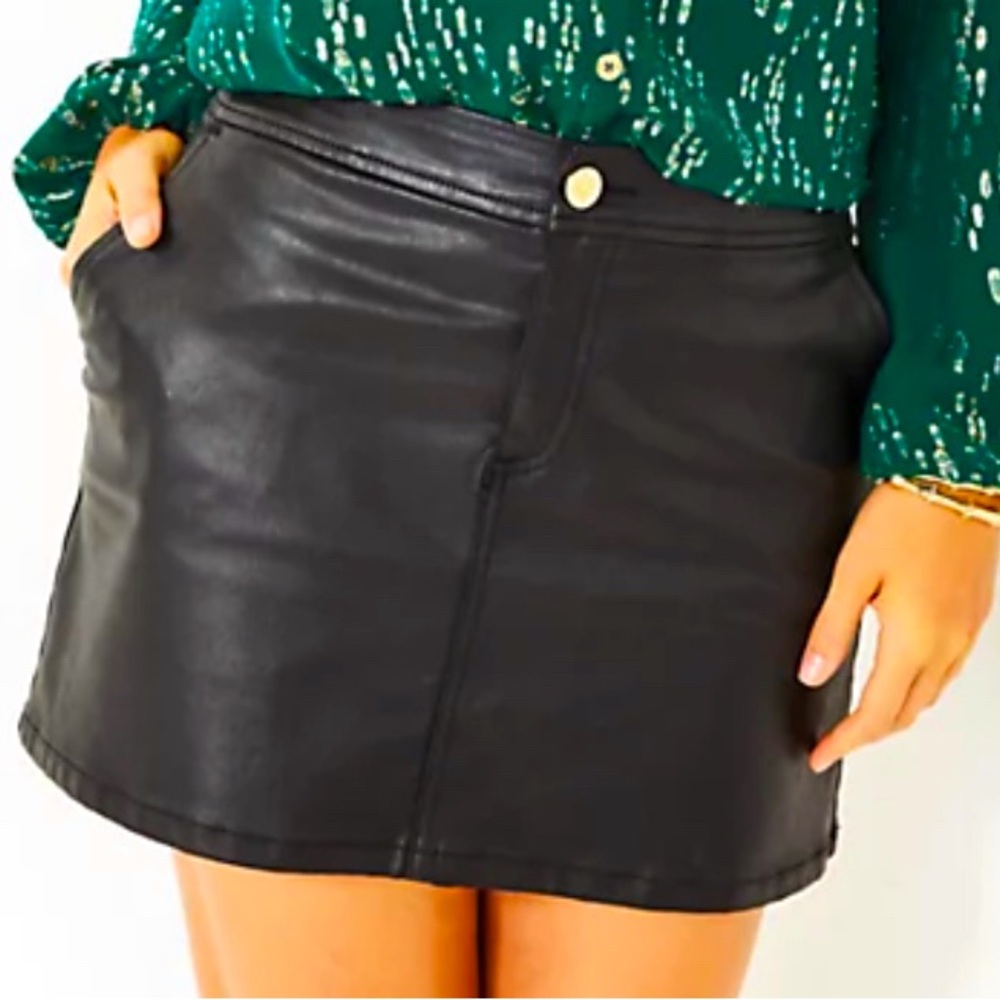 Lilly Pulitzer Colette Stretch Coated Skirt
